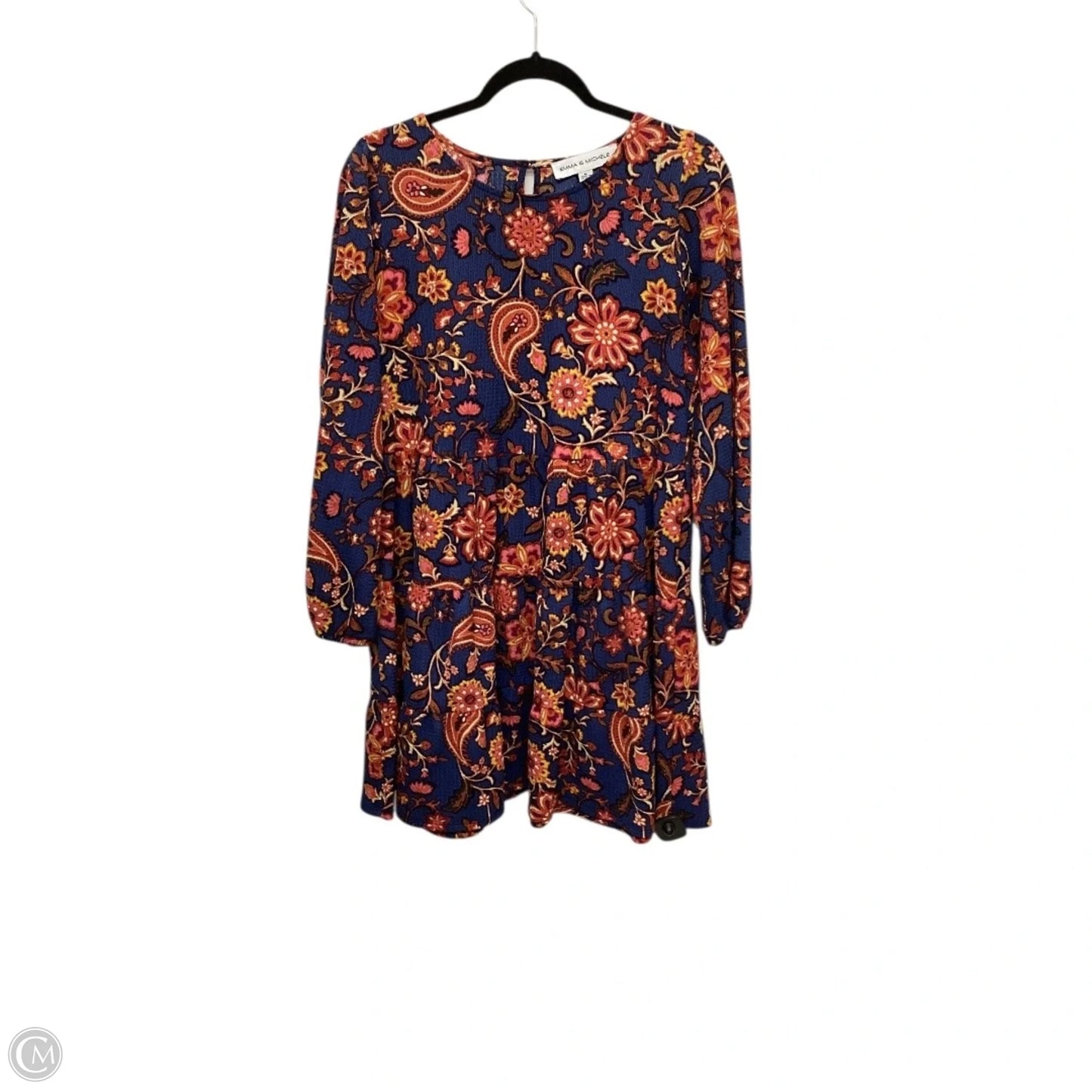 Dress Casual Short By Emma And Michele In Blue, Size: M