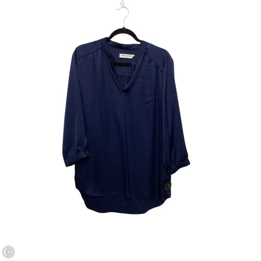 Blouse Long Sleeve By Amanda Uprichard In Blue, Size: M