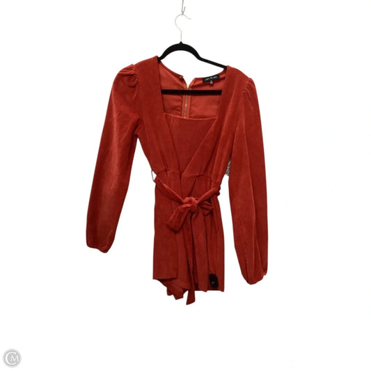 Dress Casual Short By Clothes Mentor In Orange, Size: M