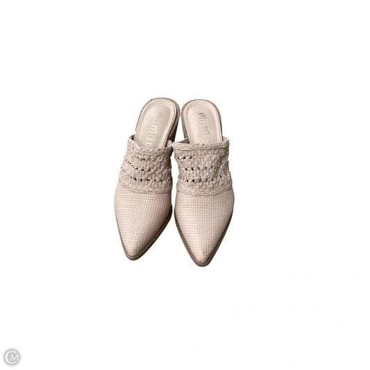 Shoes Heels Block By Clothes Mentor In Beige, Size: 6