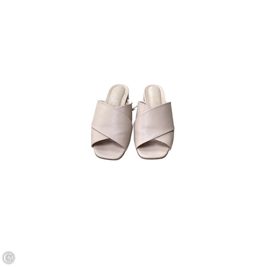 Sandals Heels Block By Rachel Zoe In Beige, Size: 8