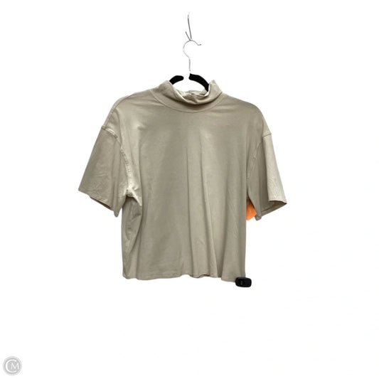 Top Short Sleeve By Lululemon In Beige, Size: 8