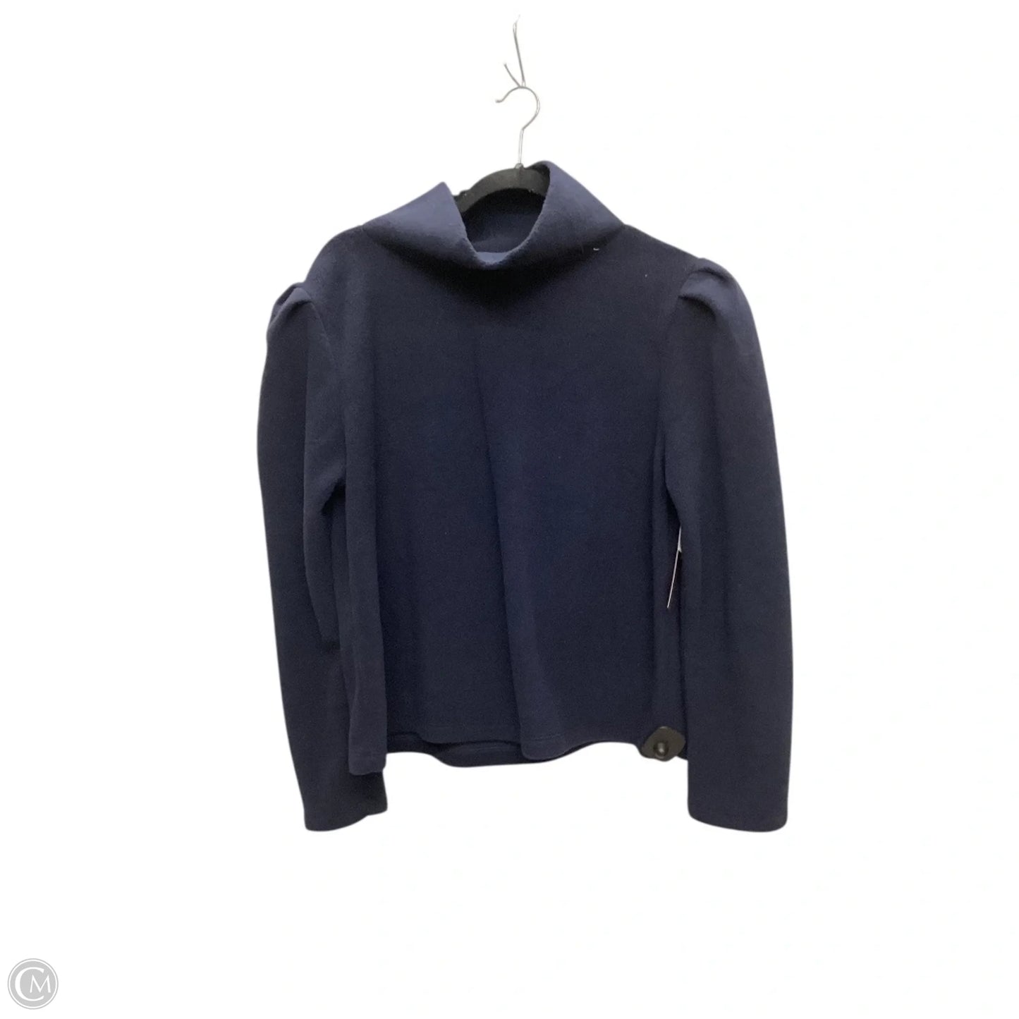Designer Top Long Sleeve By Cma In Navy, Size: Xl