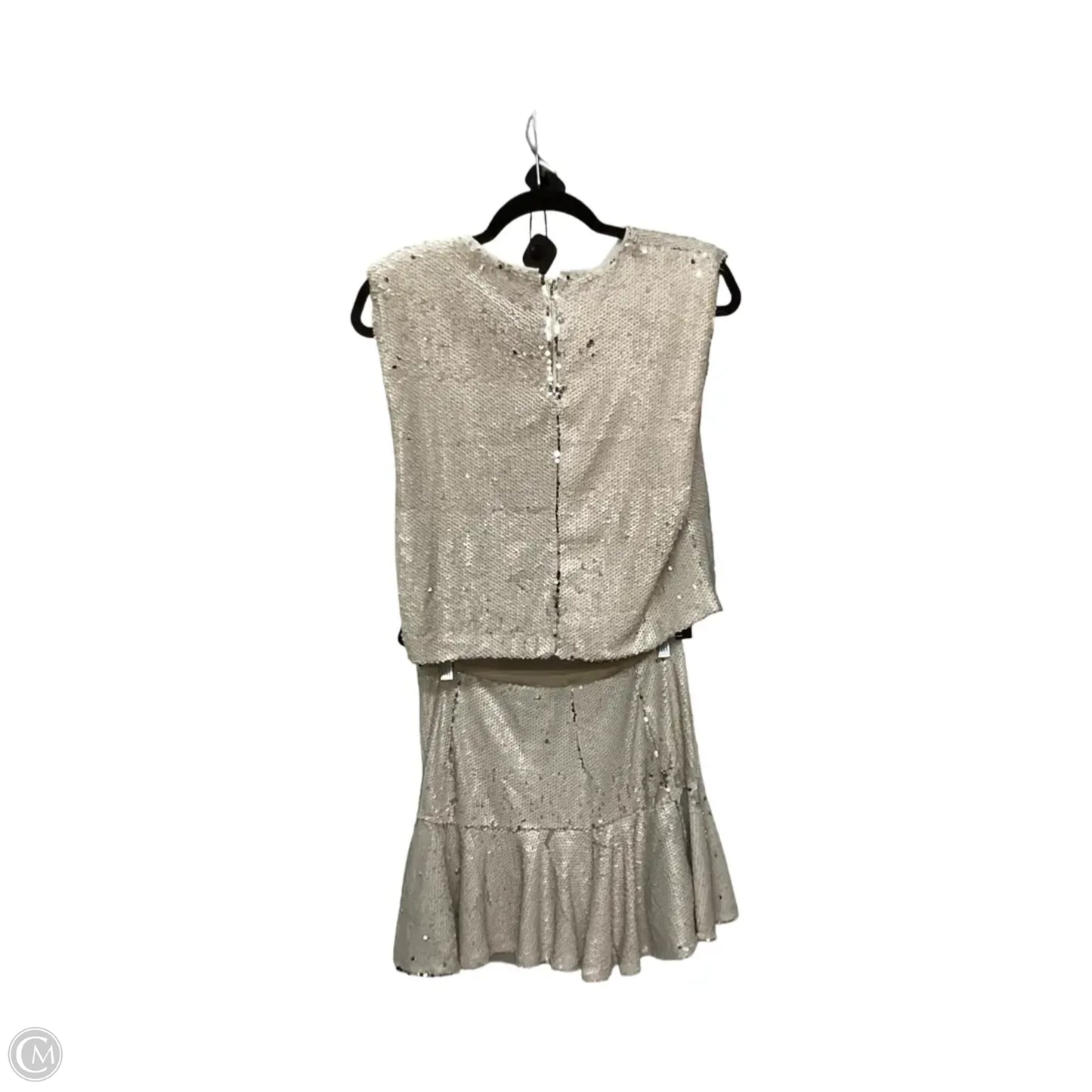 Top 2pc Sleeveless By Tcec In Cream, Size: S