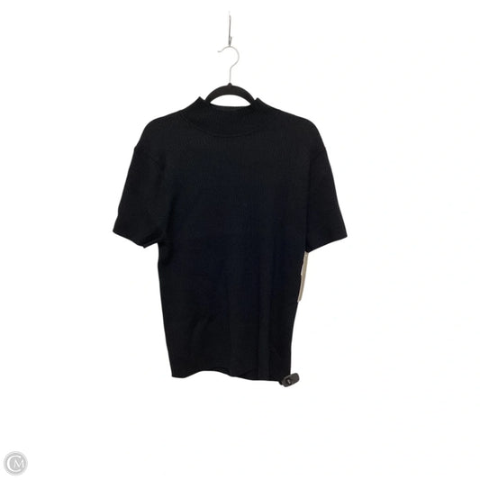 Designer Top Short Sleeve By Trina Turk In Black, Size: Xxl