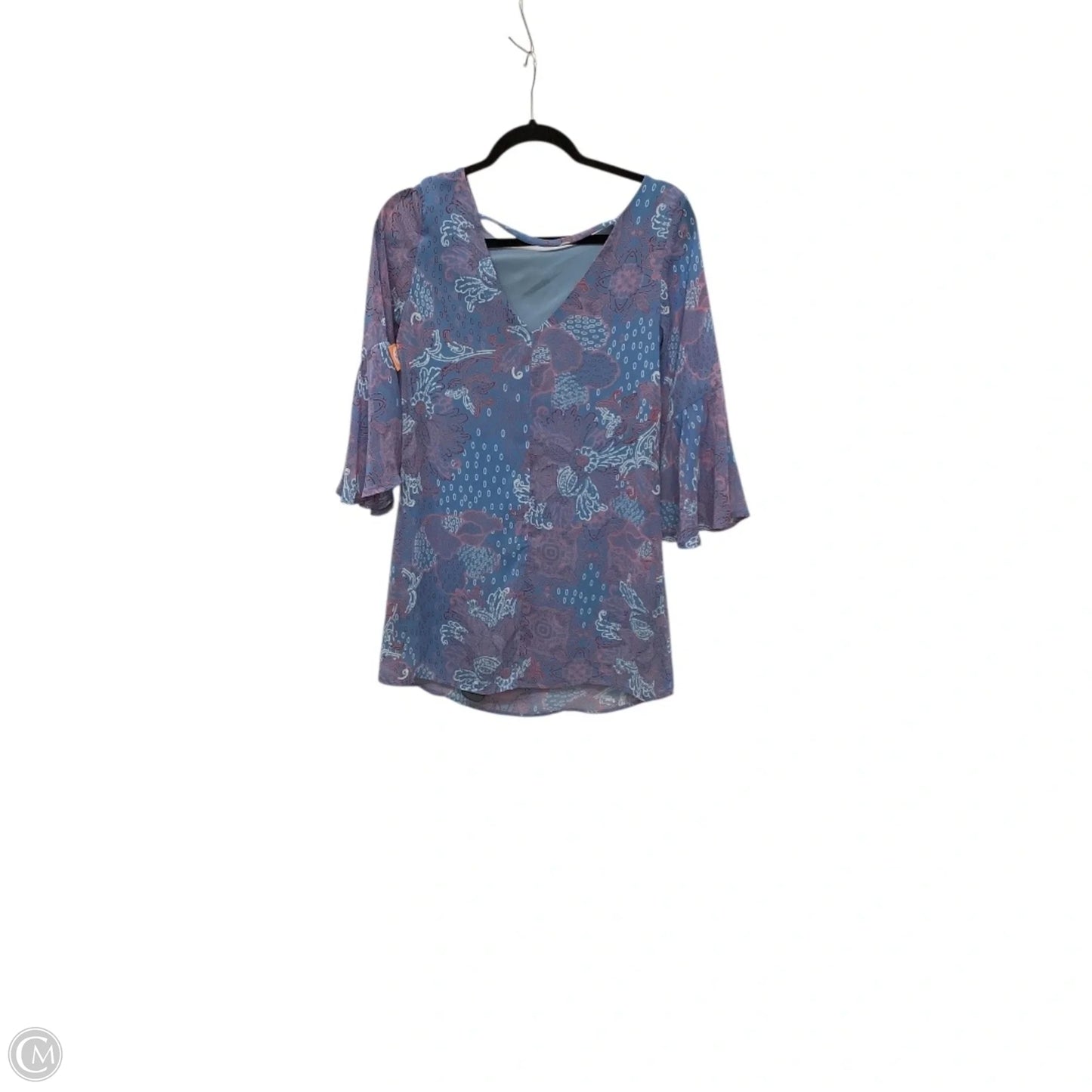 Dress Casual Short By Peppermint In Blue, Size: S