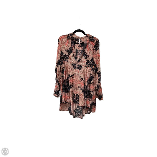 Tunic Long Sleeve By Free People In Multi-colored, Size: M