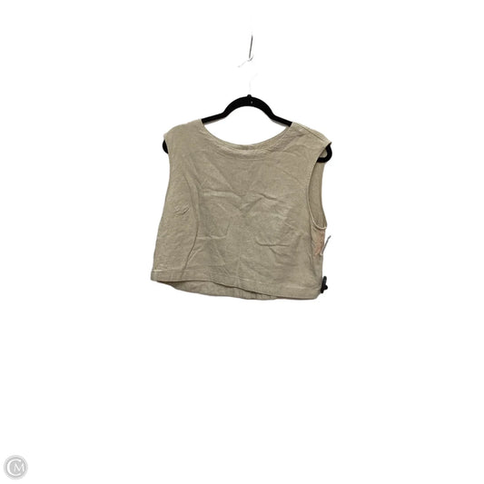Top Sleeveless By A New Day In Beige, Size: L