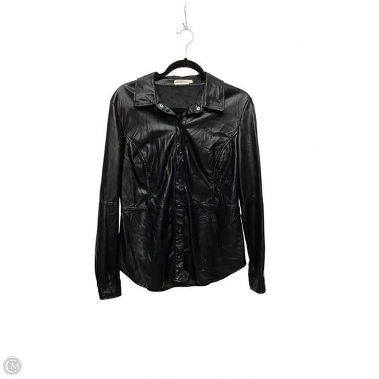 Jacket Moto By Avec Les Filles In Black, Size: L
