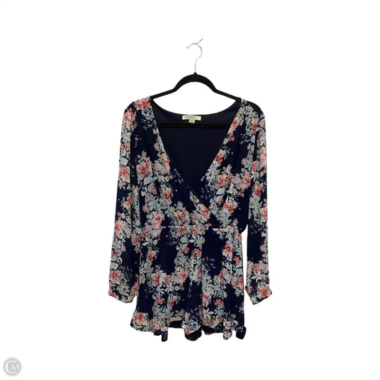 Romper By Carapace In Blue, Size: M