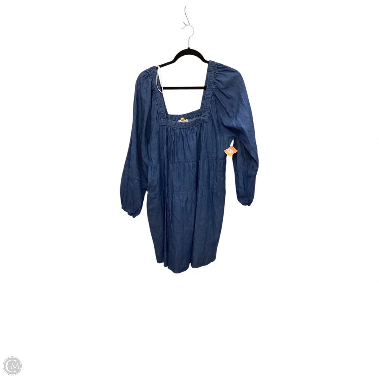 Dress Casual Short By Luxology In Blue Denim, Size: Xl