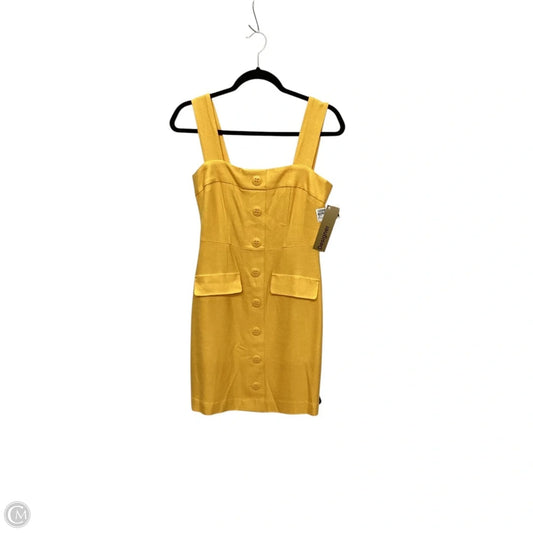 Designer Dress Casual Short By Trina Turk In Yellow, Size: Xs