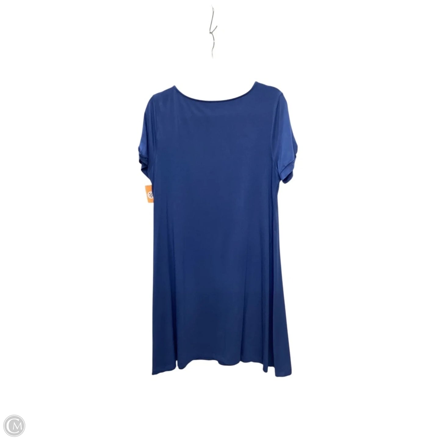 Dress Casual Midi By Chicos In Blue, Size: M