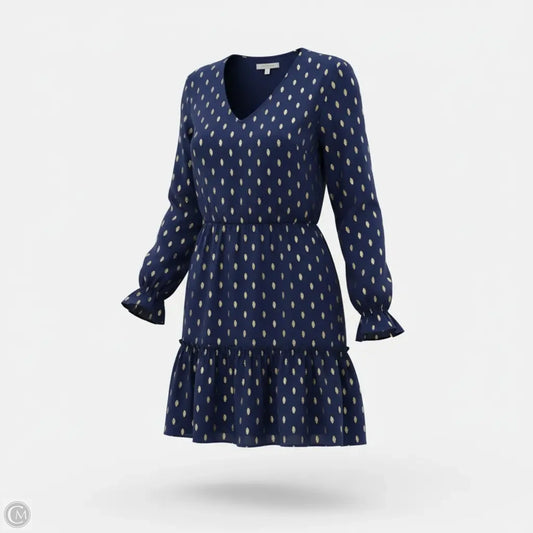 Dress Casual Short By Skies Are Blue In Blue, Size: M