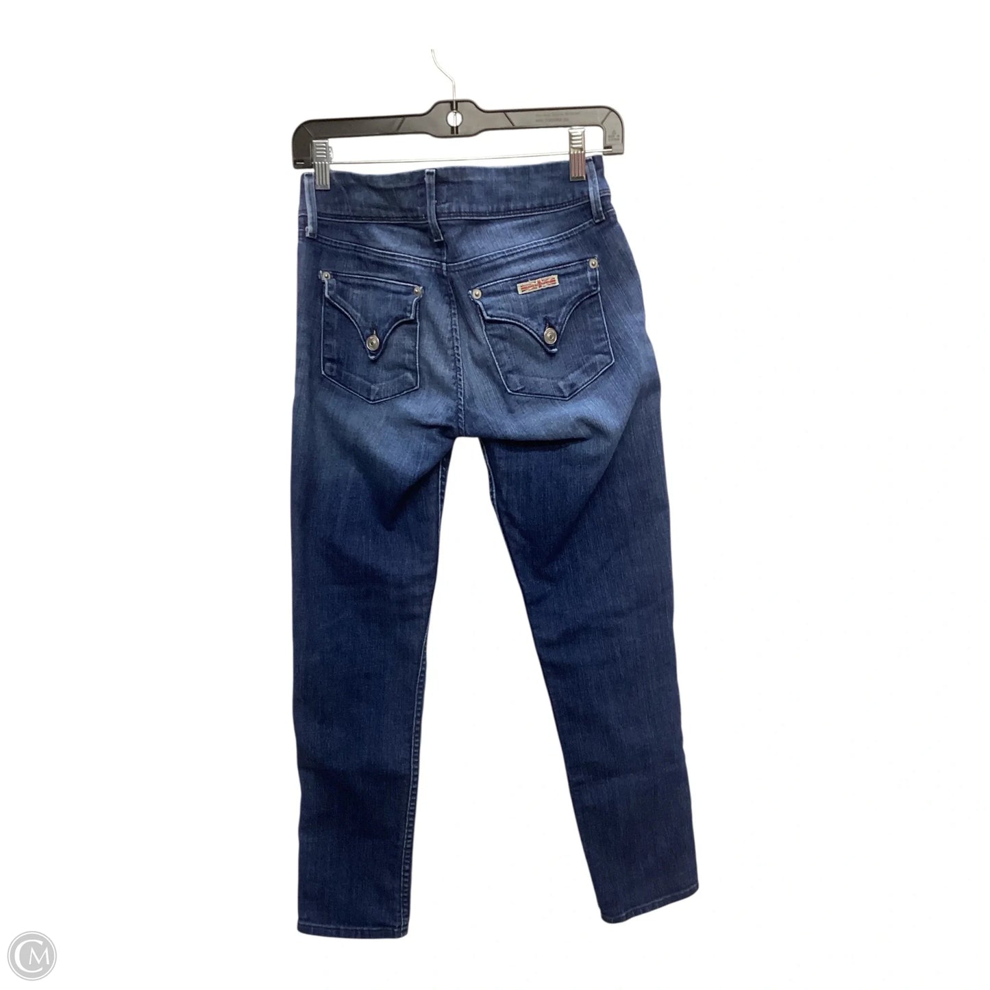 Designer Jeans Skinny By Hudson In Blue Denim, Size: 2