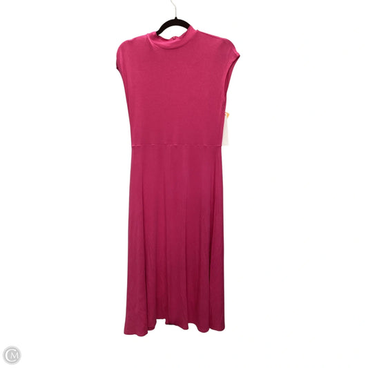 Designer Dress Casual Maxi By Hugo Boss In Pink, Size: M