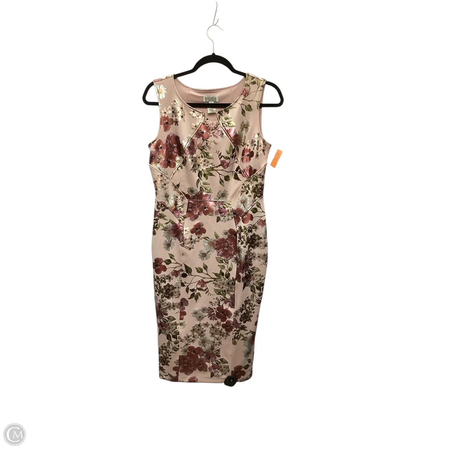 Dress Casual Short By Enfocus In Pink, Size: M