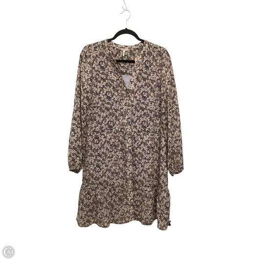 Dress Casual Midi By Clothes Mentor In Floral Print, Size: M