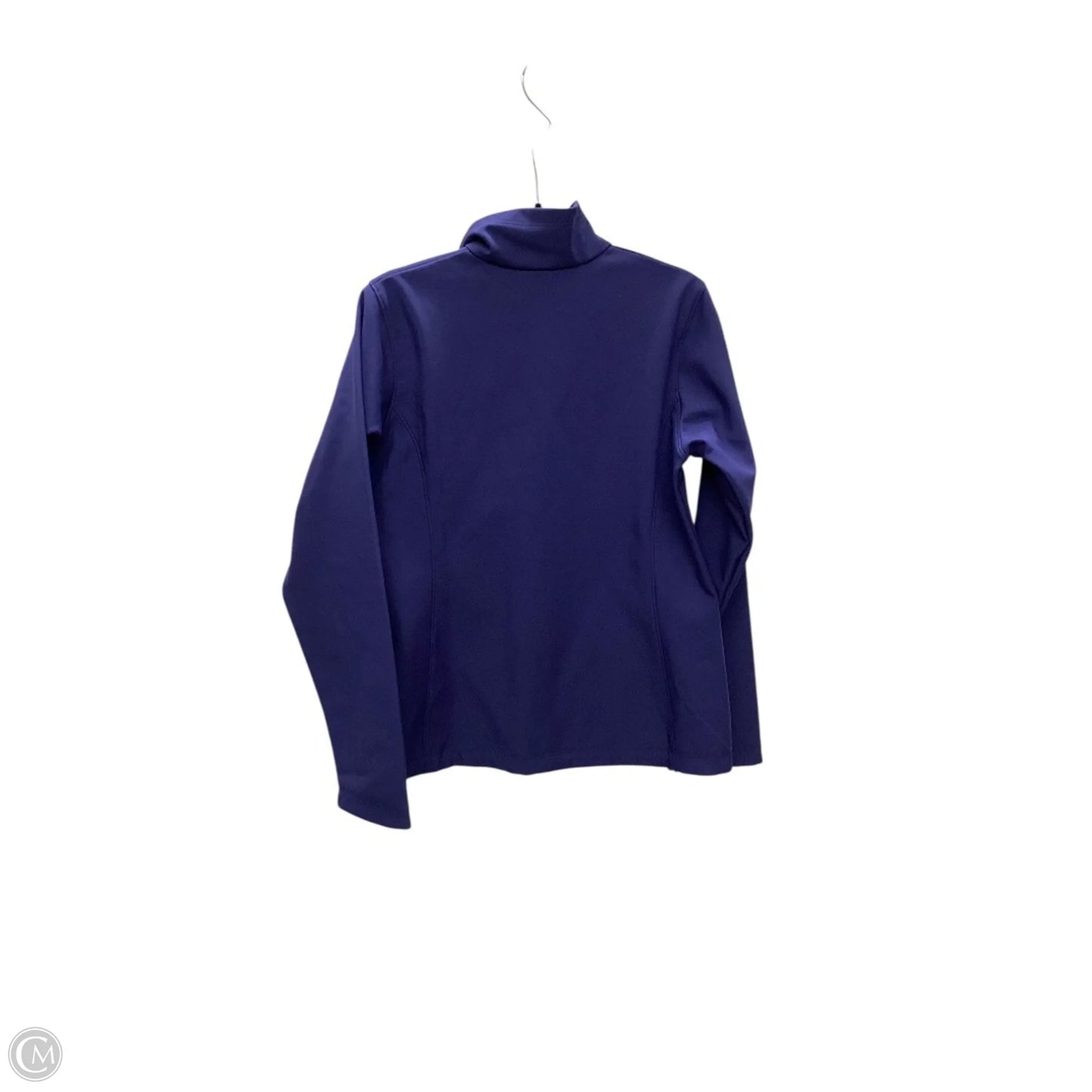 Jacket Windbreaker By Columbia In Blue, Size: M