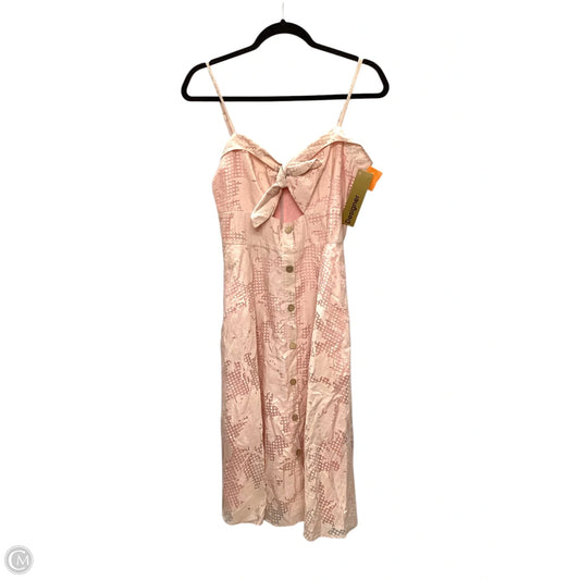Designer Dress Casual Short By Hutch In Pink, Size: S