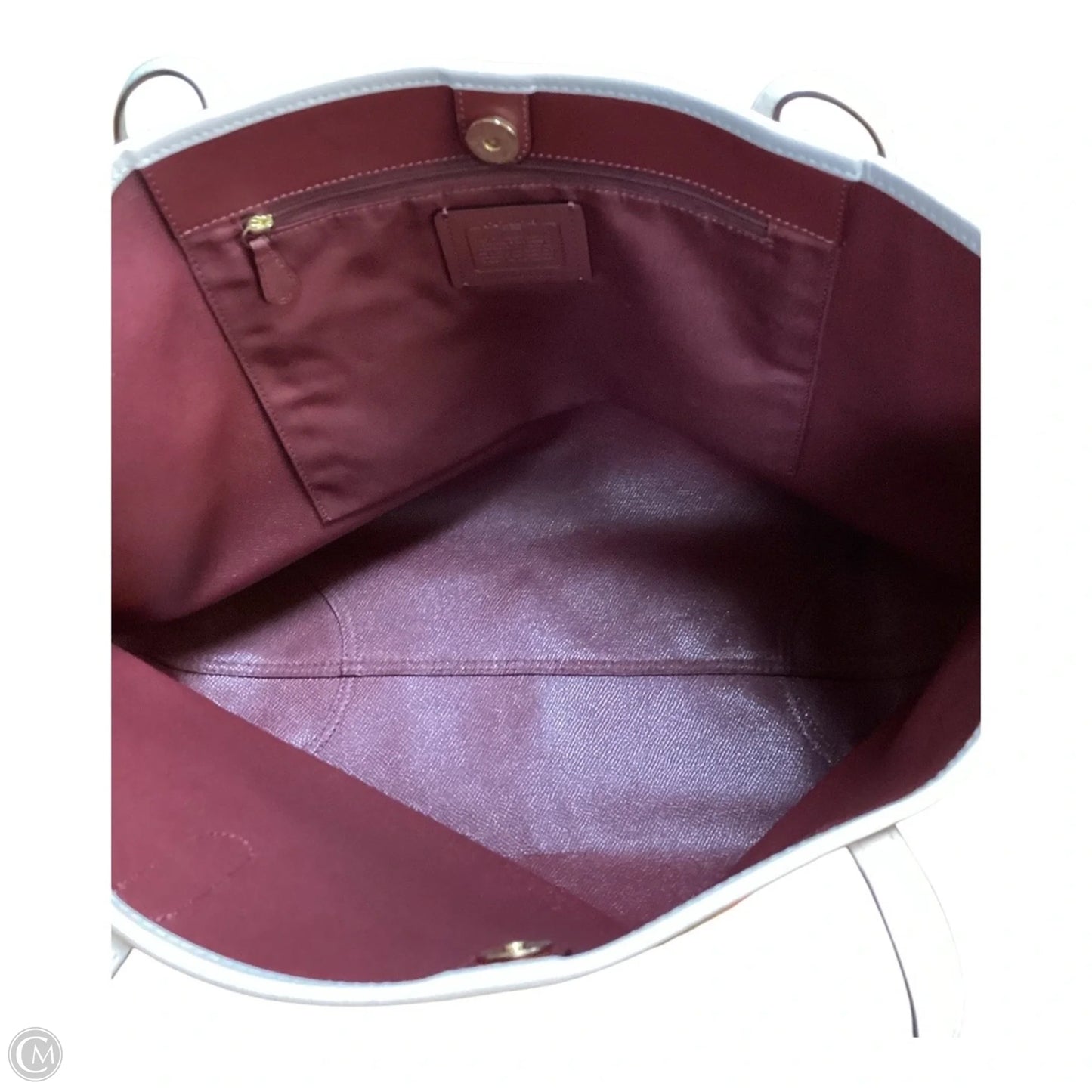 Handbag Designer By Coach, Size: Large