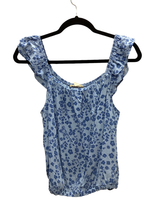 Blue Top Sleeveless Clothes Mentor, Size S