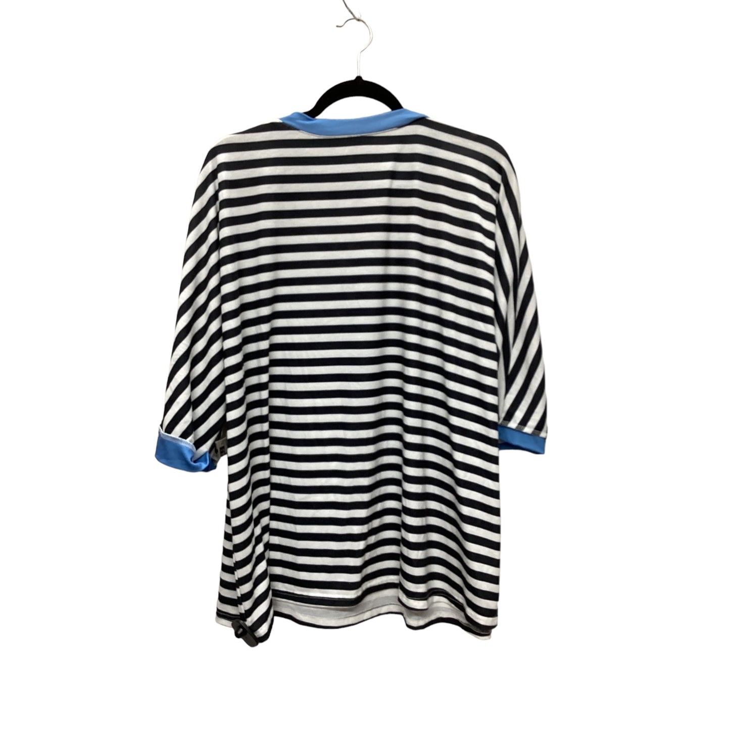 Top Short Sleeve By Cmf In Striped Pattern, Size: Xxl