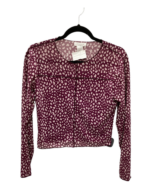 Top Long Sleeve By Clothes Mentor In Purple, Size: Xl