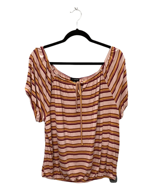 Top Long Sleeve By Lane Bryant In Striped Pattern, Size: L