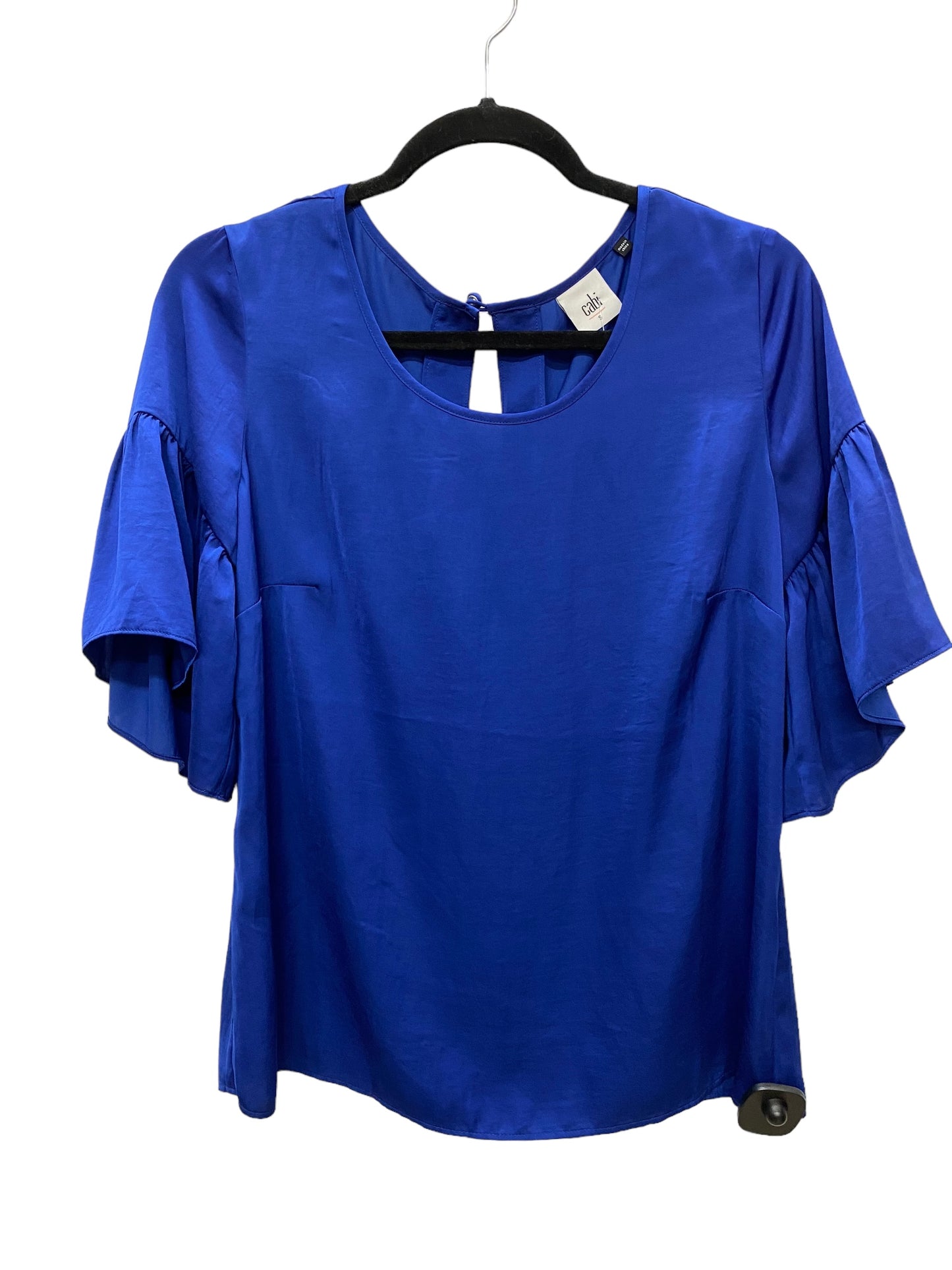 Top Short Sleeve By Cabi In Blue, Size: S