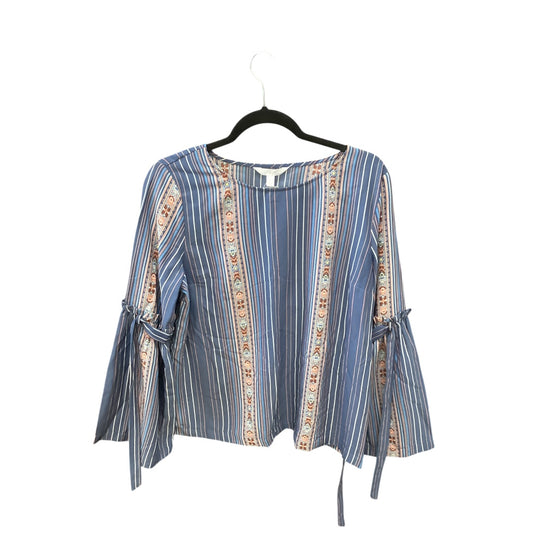 Top Long Sleeve By Lc Lauren Conrad In Blue, Size: L