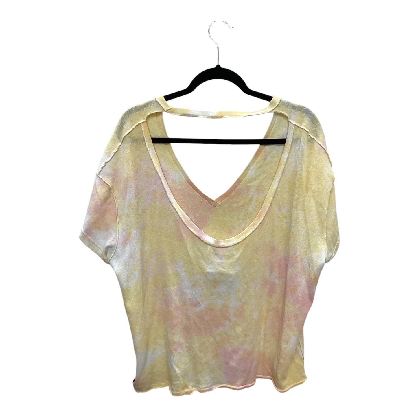 Top Short Sleeve By We The Free In Yellow, Size: M