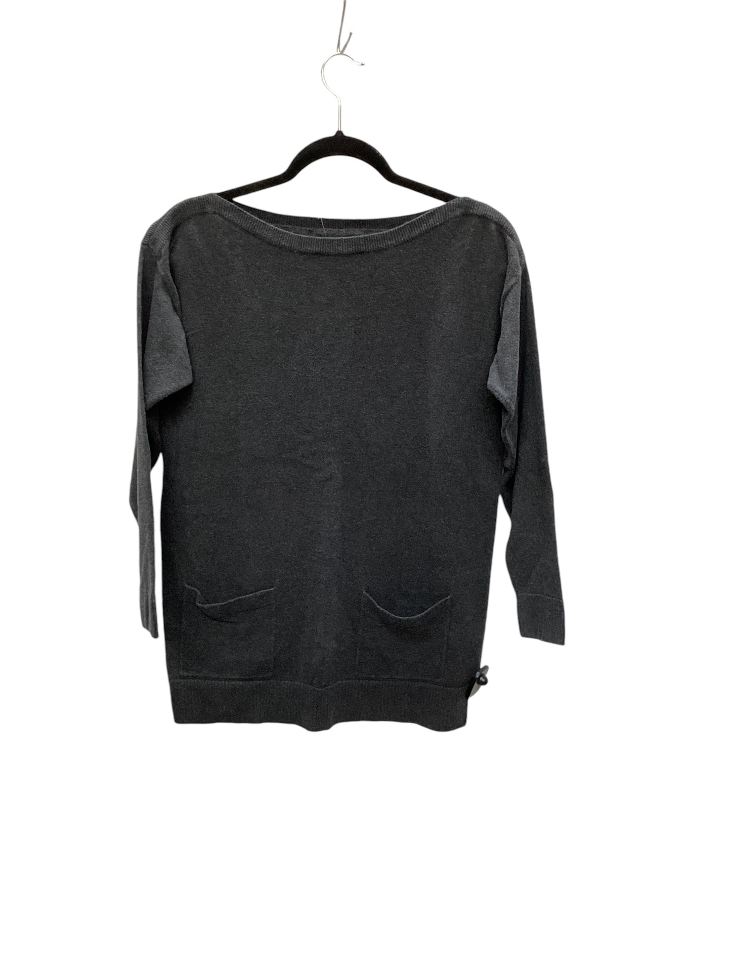 Sweater By Jeanne Pierre In Grey, Size: S