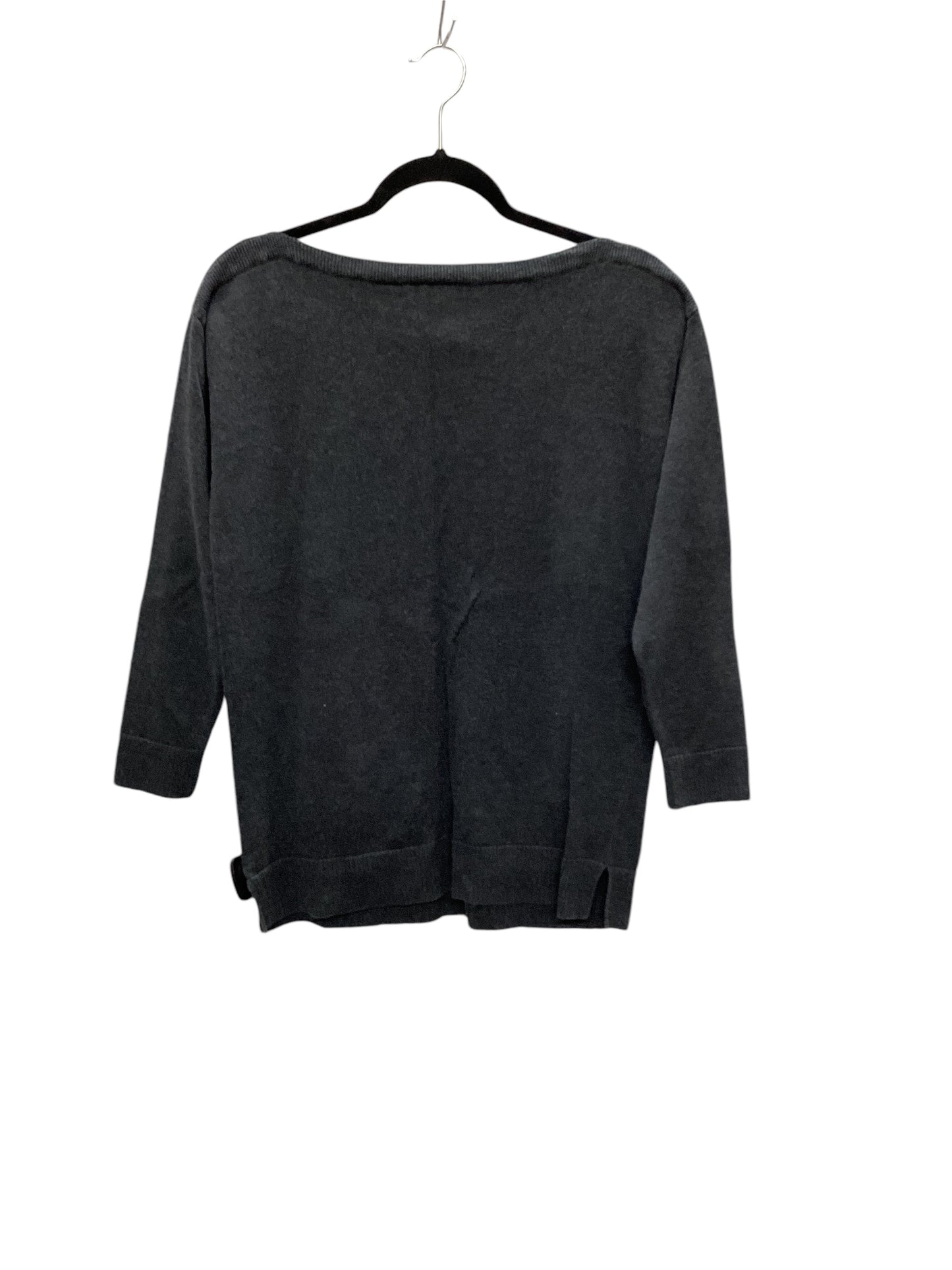 Sweater By Jeanne Pierre In Grey, Size: S