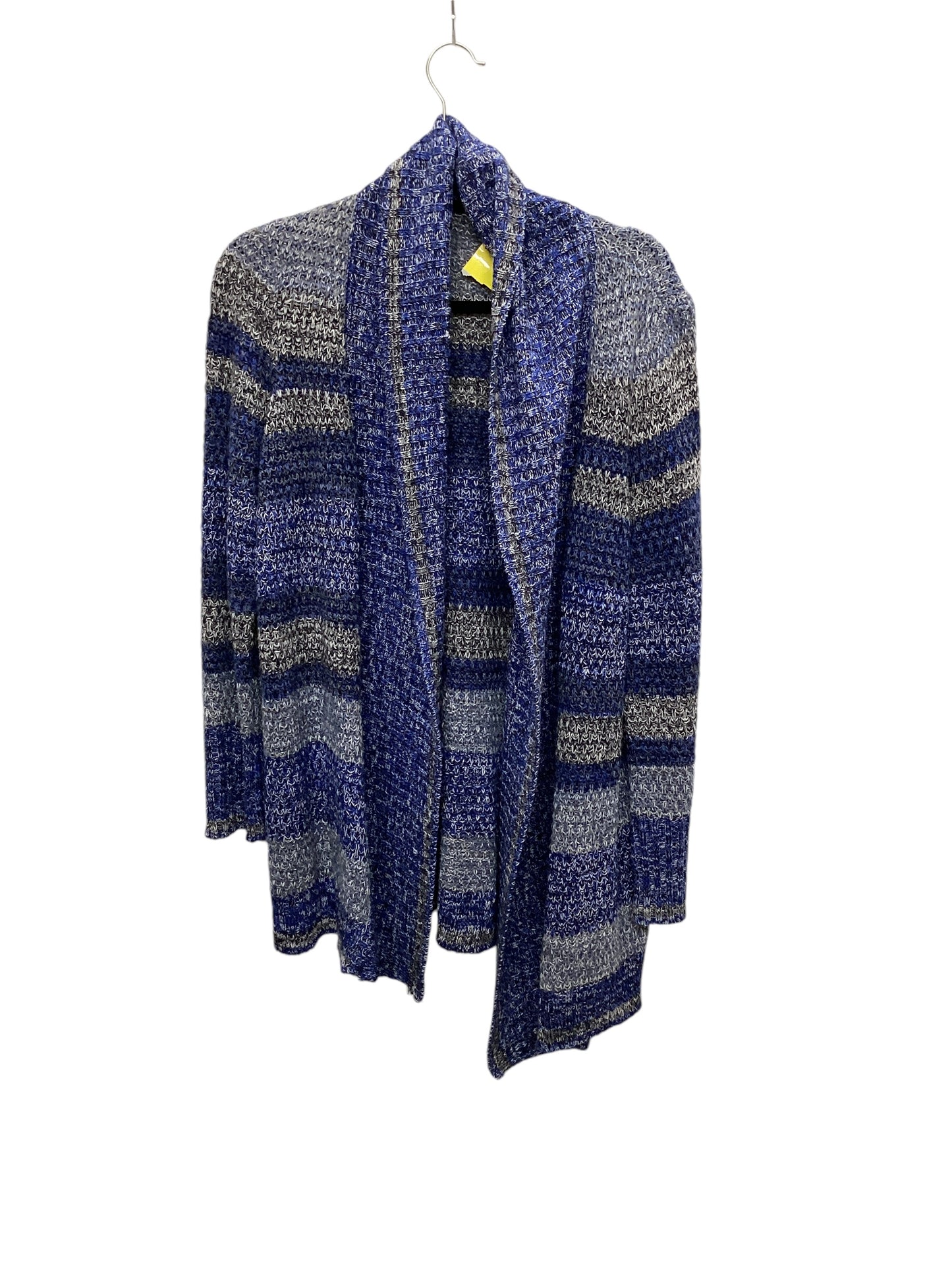 Sweater Cardigan By Erika Ii In Blue, Size: M