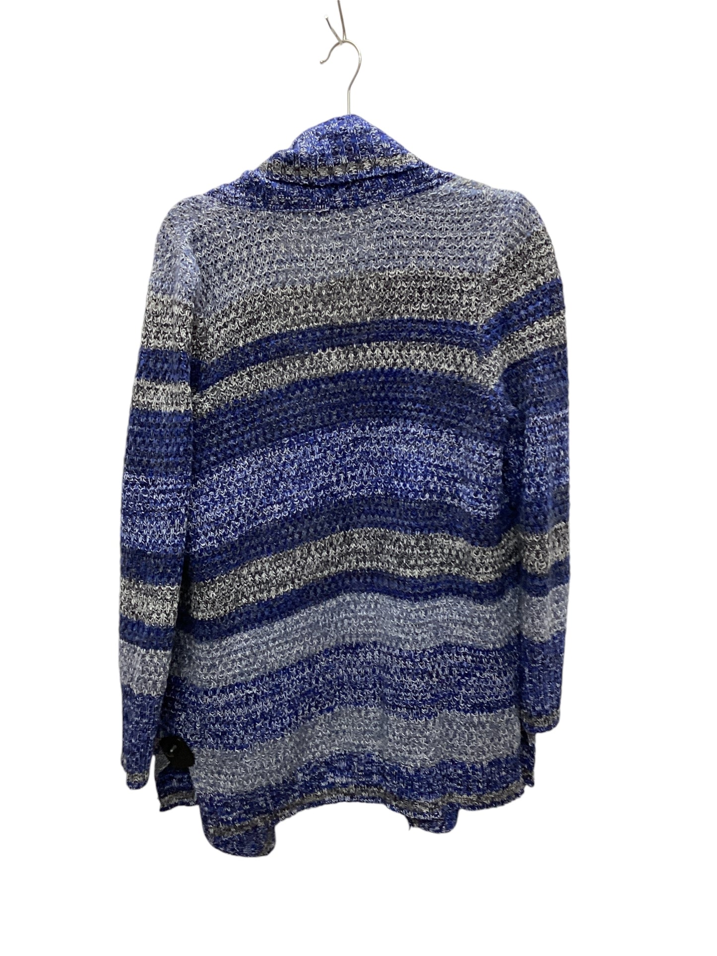 Sweater Cardigan By Erika Ii In Blue, Size: M