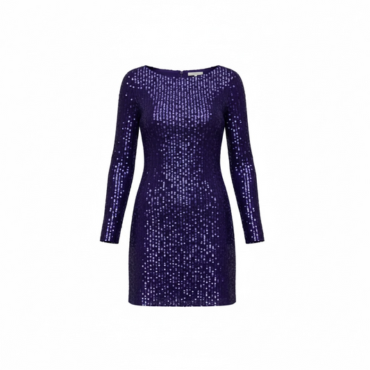 Designer Dress Party Short By Clothes Mentor In Purple, Size: 10