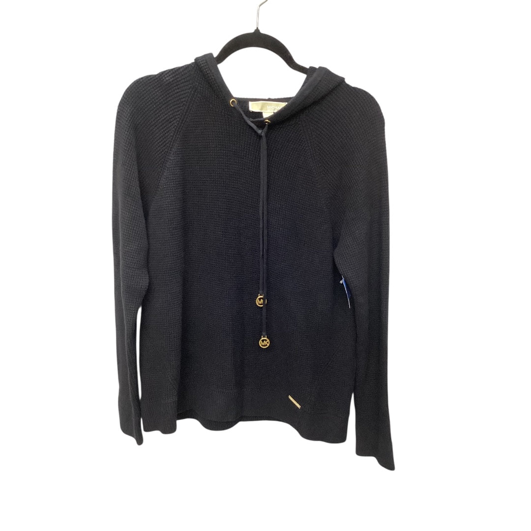 Sweatshirt Hoodie By Michael By Michael Kors In Black, Size: L