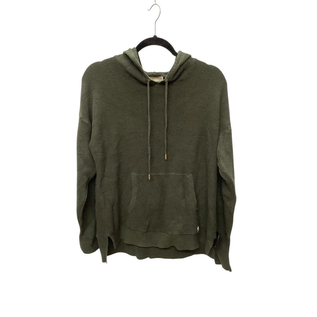 Sweatshirt Hoodie By Michael By Michael Kors In Green, Size: L