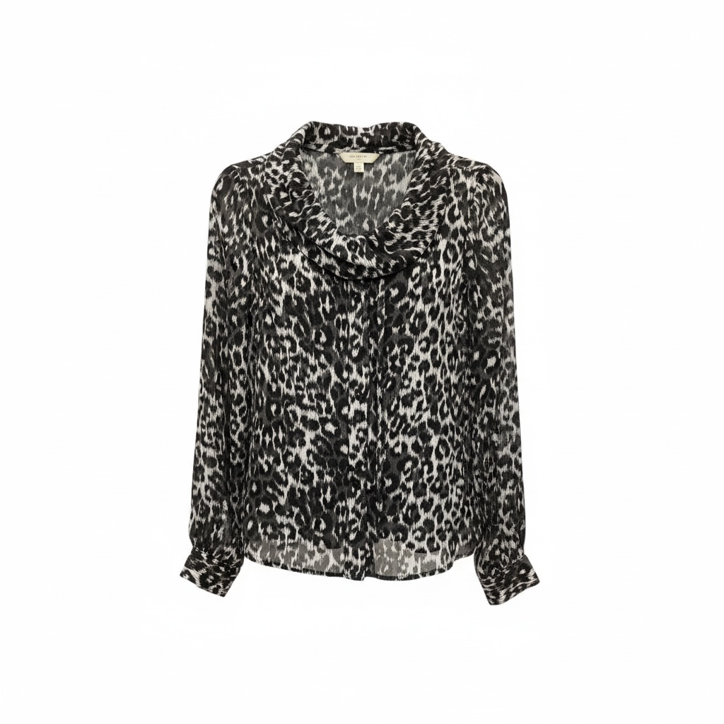 Blouse Designer By Kate Spade In Animal Print, Size: Xs