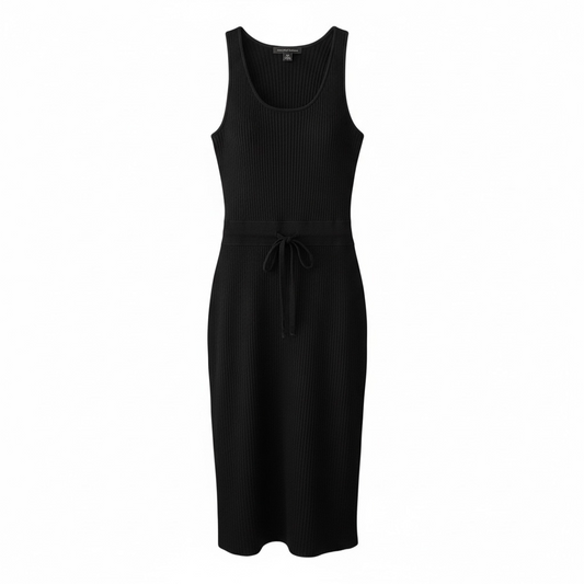 Designer Dress Casual Maxi By Saks Fifth Avenue In Black, Size: S