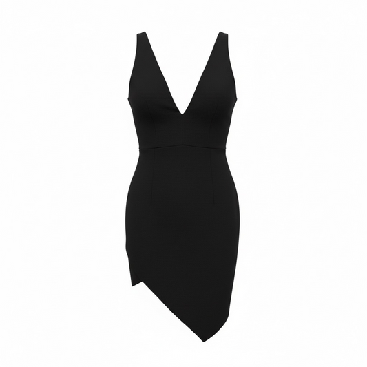 Designer Dress Work By Cma In Black, Size: S