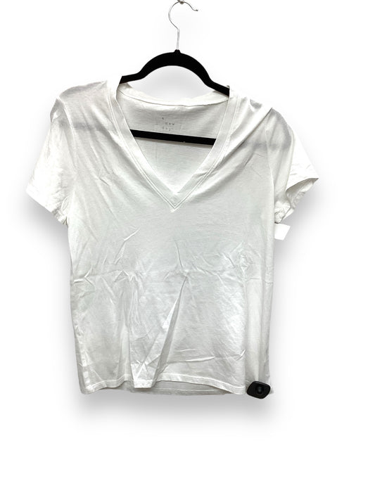 Top Short Sleeve Basic By A New Day In White, Size: S