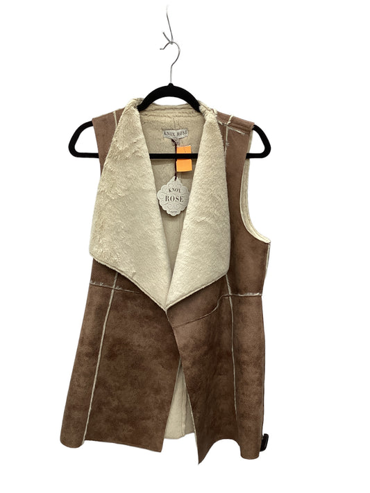 Vest Faux Fur & Sherpa By Knox Rose  Size: M