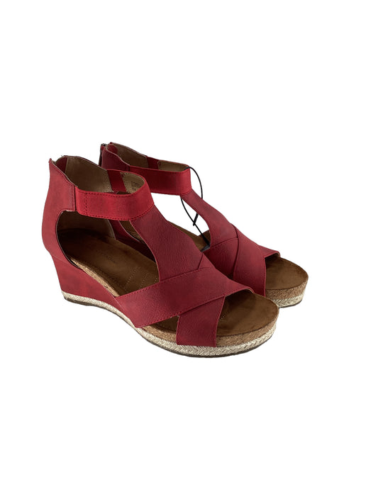 Sandals Heels Wedge By Adrienne Vittadini  Size: 9