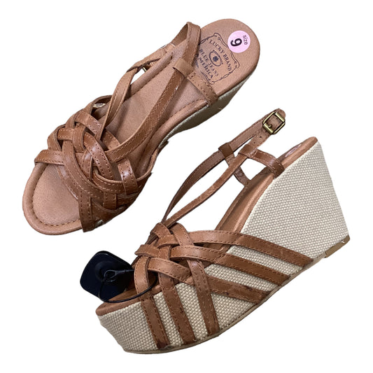 Sandals Heels Wedge By Lucky Brand O  Size: 9
